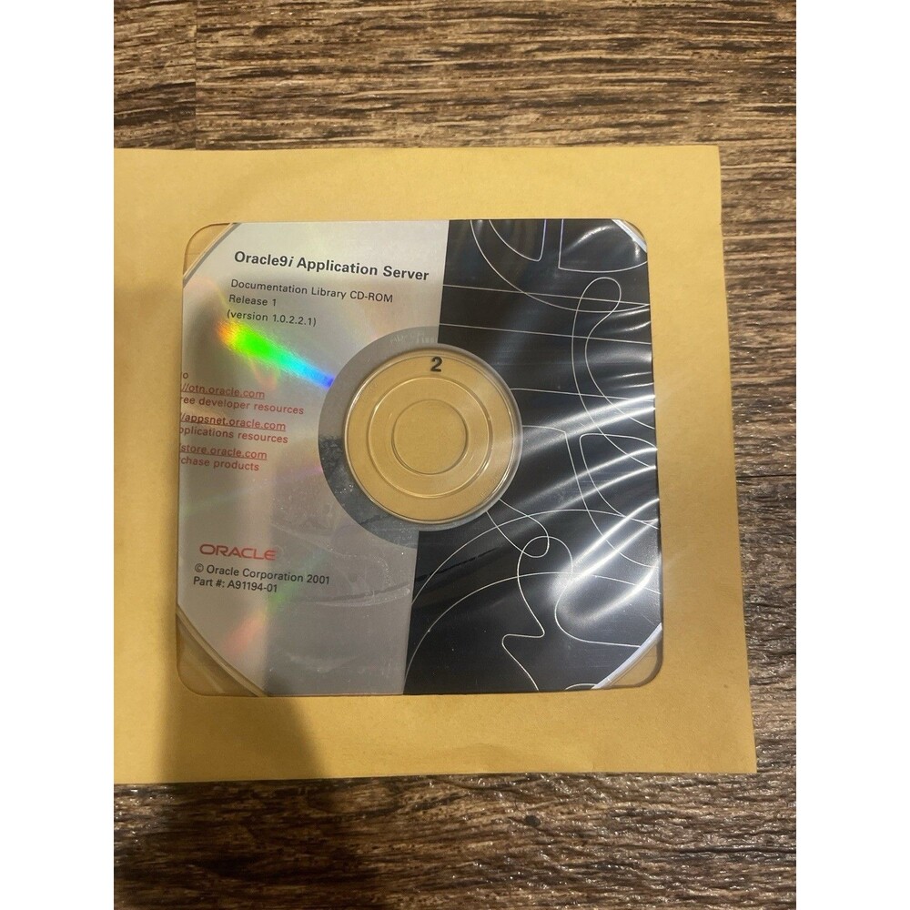 Oracle9i Documentation Library CD-ROM Release 1 Windows A9119401